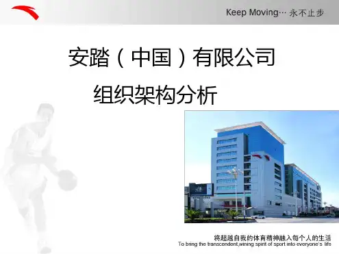 安踏组织架构分析文档