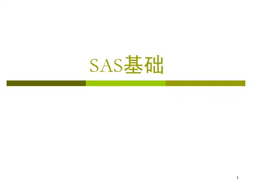 SAS知识 (1)