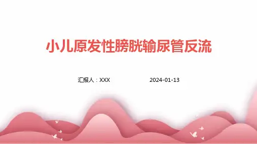 小儿原发性膀胱输尿管反流介绍PPT培训课件
