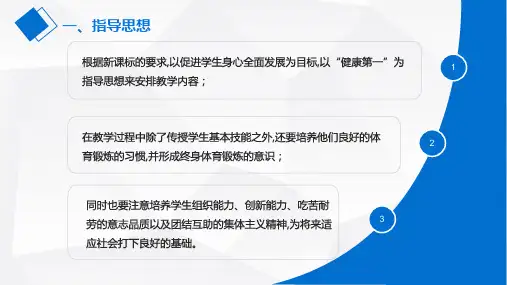 体育原地双手头上前掷实心球辅导内容PPT演示