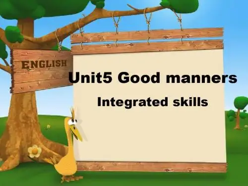 牛津译林英语八年级下册Unit5Integrated skills(共31张PPT) (1)