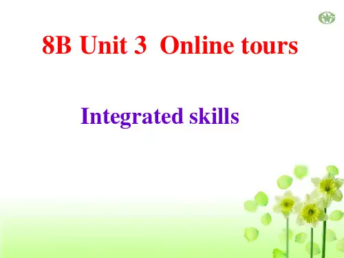 牛津英语 8B Unit3  Integrated skills课件ppt