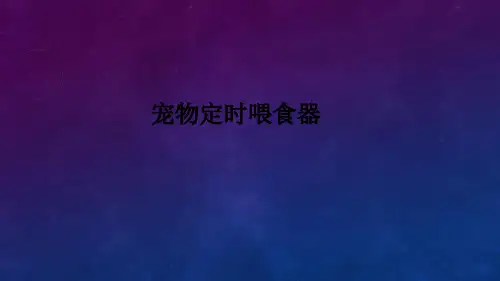 宠物定时喂食器课件