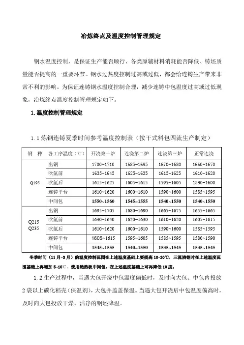 温度管理制度