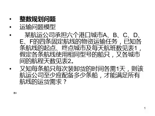 5 运筹学讲义[目标规划动态规划]PPT课件