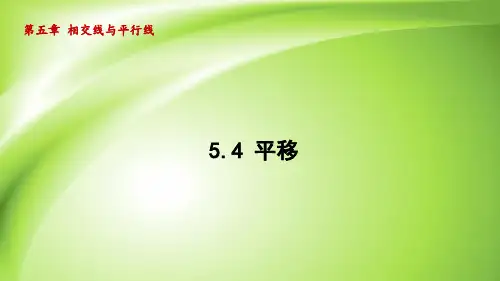 2023—2024学年人教版数学七年级下册5.4平移课件(共24张ppt)