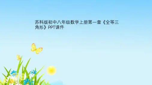 苏科版初中八年级数学上册第一章《全等三角形》PPT课件