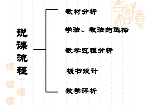 1511同底数幂的乘法说课课件