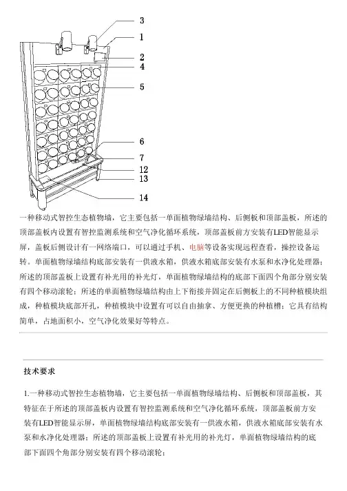 移动式智控生态植物墙的制作流程