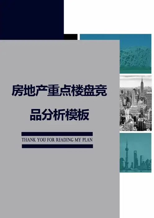 房地产重点楼盘竞品分析模板