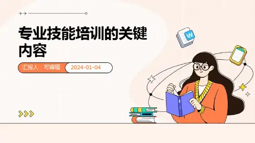 专业技能培训的关键内容