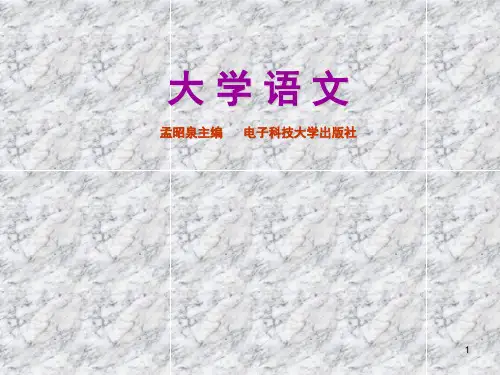大学语文教学ppt课件