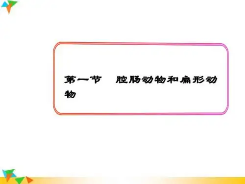 【人教版八年级生物上册】第五单元  第一章  动物的主要类群 第一节  腔肠动物和扁形动物 PPT课件