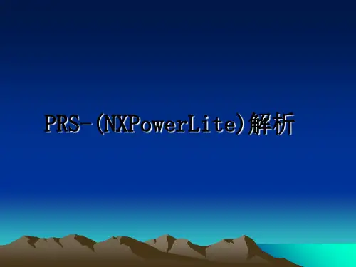 【精选】PRS-(NXPowerLite)解析幻灯片