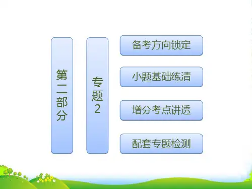 【三维设计】高考数学二轮专题复习 第二部分 专题2 数形结合思想课件 新人教(江苏专)