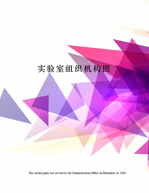 实验室组织机构图