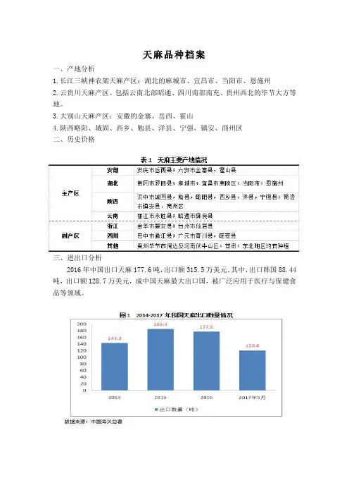 天麻品种档案