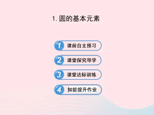 九年级数学下册第28章圆28.1圆的认识1圆的基本元素课件华东师大版