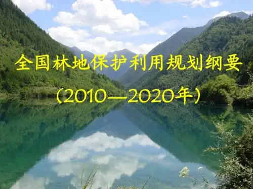 林地保护利用规划