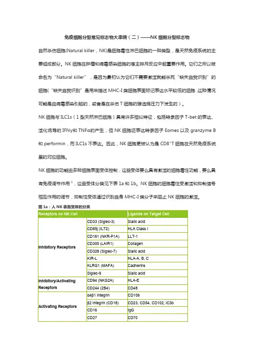 免疫细胞分型常见标志物大串烧(二)——NK细胞分型标志物 (1)