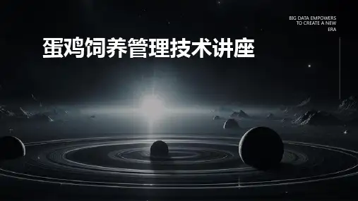 蛋鸡饲养管理技术讲座