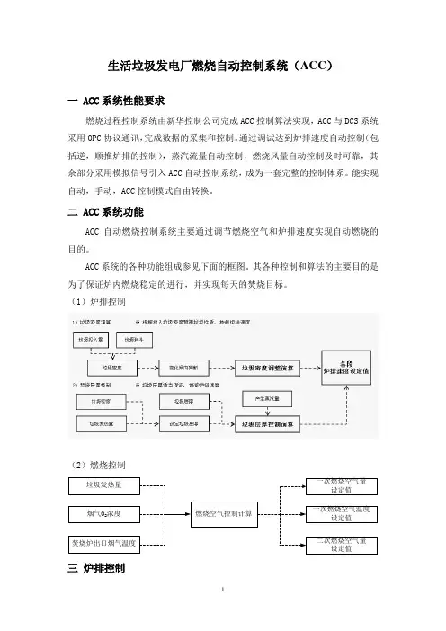 XX垃圾焚烧发电厂ACC
