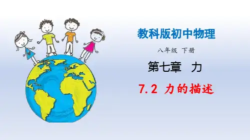 新教科版物理八下同步课件：7.2 力的描述