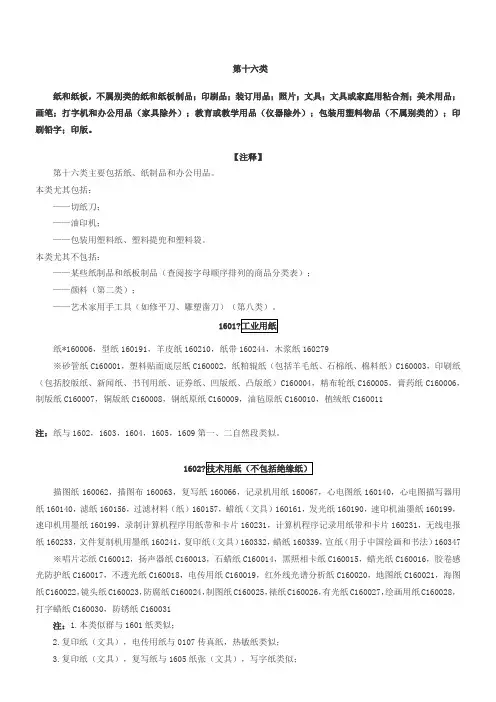 商标分类第6类