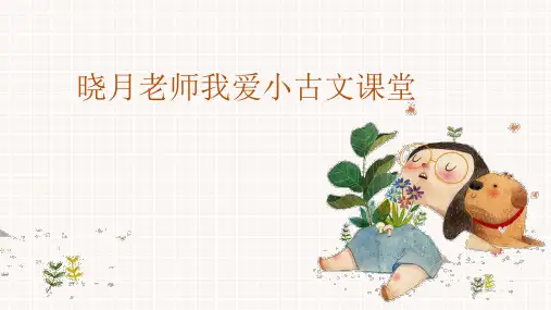 青草地,放风筝——小古文《放风筝》课件