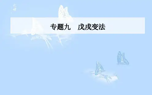 高中历史 专题九 戊戌变法 一 酝酿中的变革课件 人民版选修1