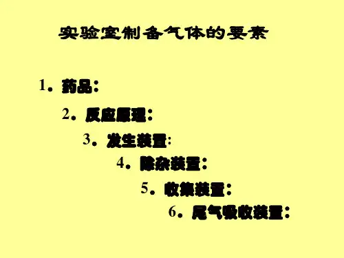 硫化氢的实验室制法