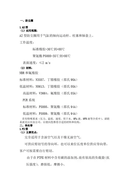 气缸密封圈介绍
