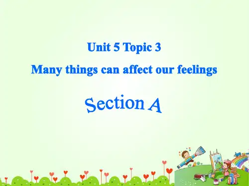 仁爱版英语八年级下册Unit 5 Topic 3 Section A(共21张)