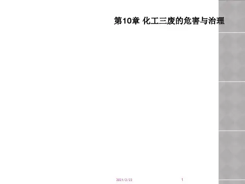 第10章 化工三废的危害与治理
