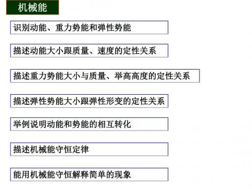 机械功、机械能、内能--浙教版(中学课件201908)