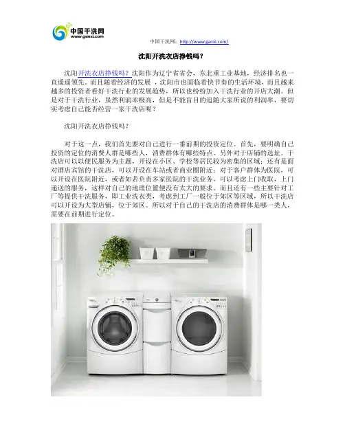 沈阳开洗衣店挣钱吗