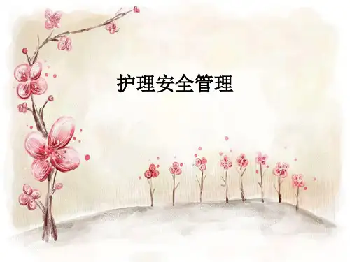 护理安全管理PPT课件
