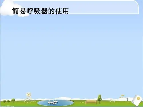 简易呼吸器ppt课件