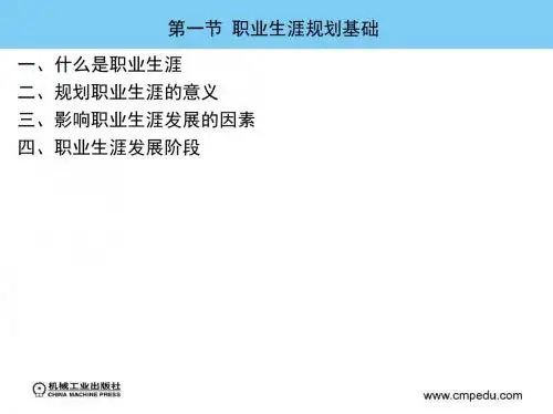 职业规划与就业创业指导资源2