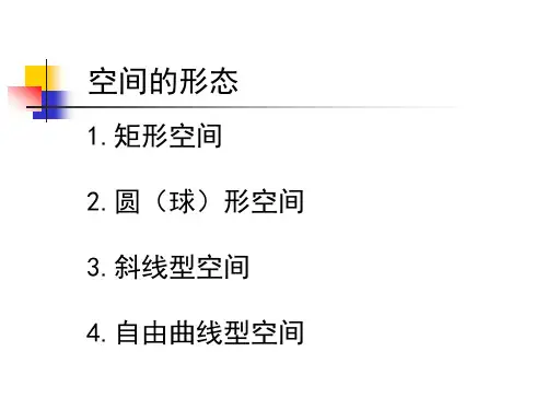 空间的形态