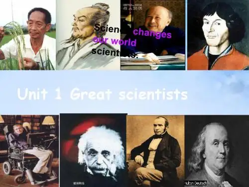 2014高中英语 Unit 1 Great Scientists reading课件1 新人教版必修5