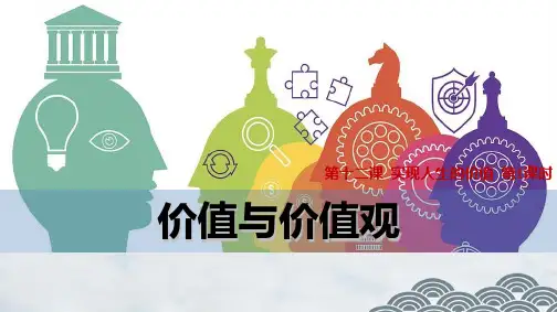高中政治必修4精品课件10：12.1 价值与价值观