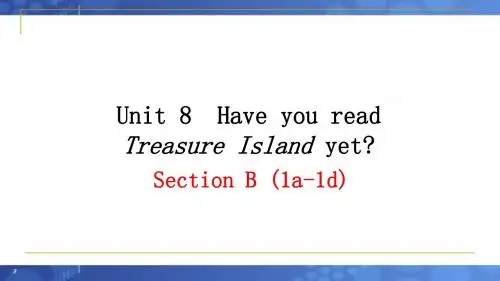 人教版英语八年级下册课件Section B(1a-1d)