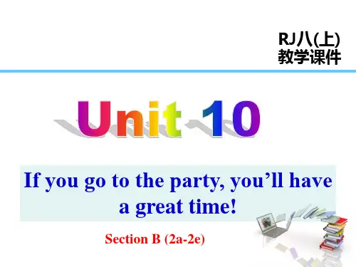 人教版八年级英语上册Unit 10 Section B (2a-2e)教学课件