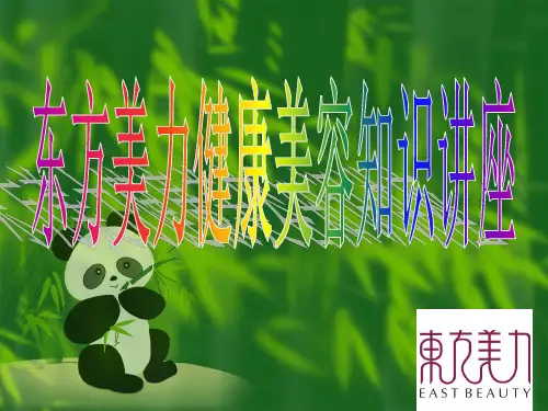 美容知识培训大全ppt课件