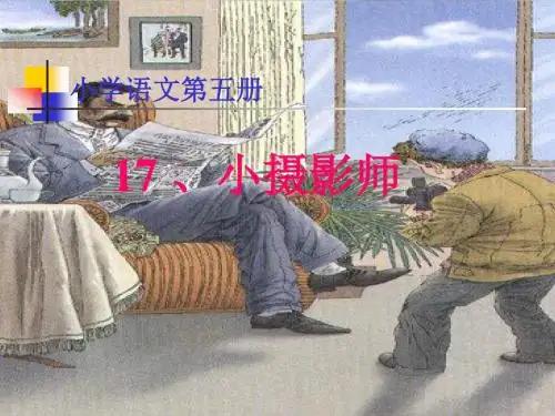 部编人教版小学三年级语文上册《小摄影师》精品课件