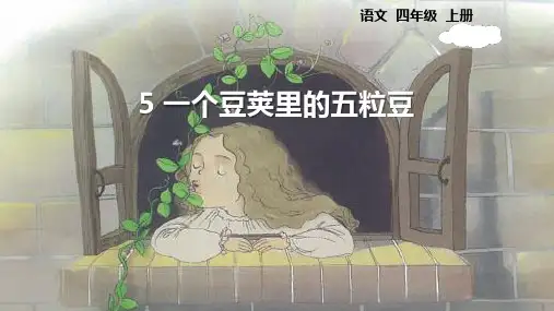 一个豆荚里的五粒豆ppt课件