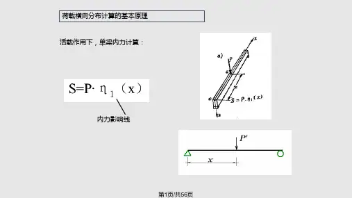 交通运输桥梁工程荷载横向分布PPT课件