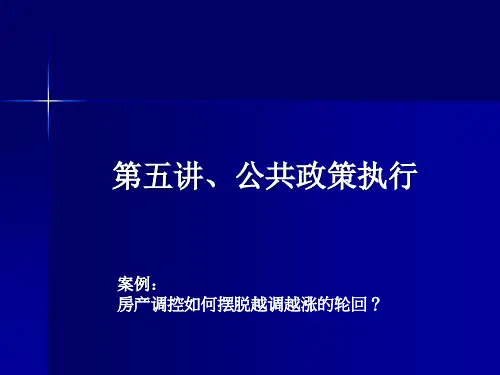5讲.公共政策执行 ppt