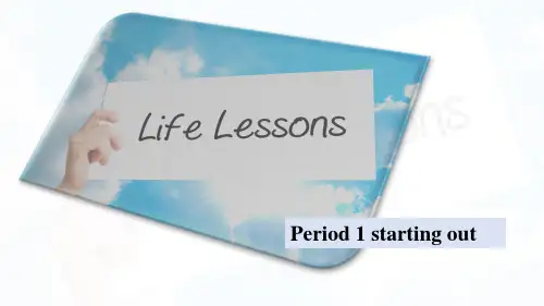 Unit2+Lessons++out课件+2022-2023学年高中英语外研版选择性必修第四册